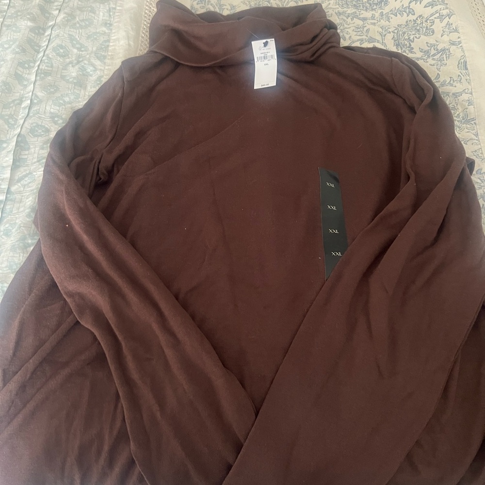 Banana Republic soft Luxe Turtleneck Sweater Womens Size XXL